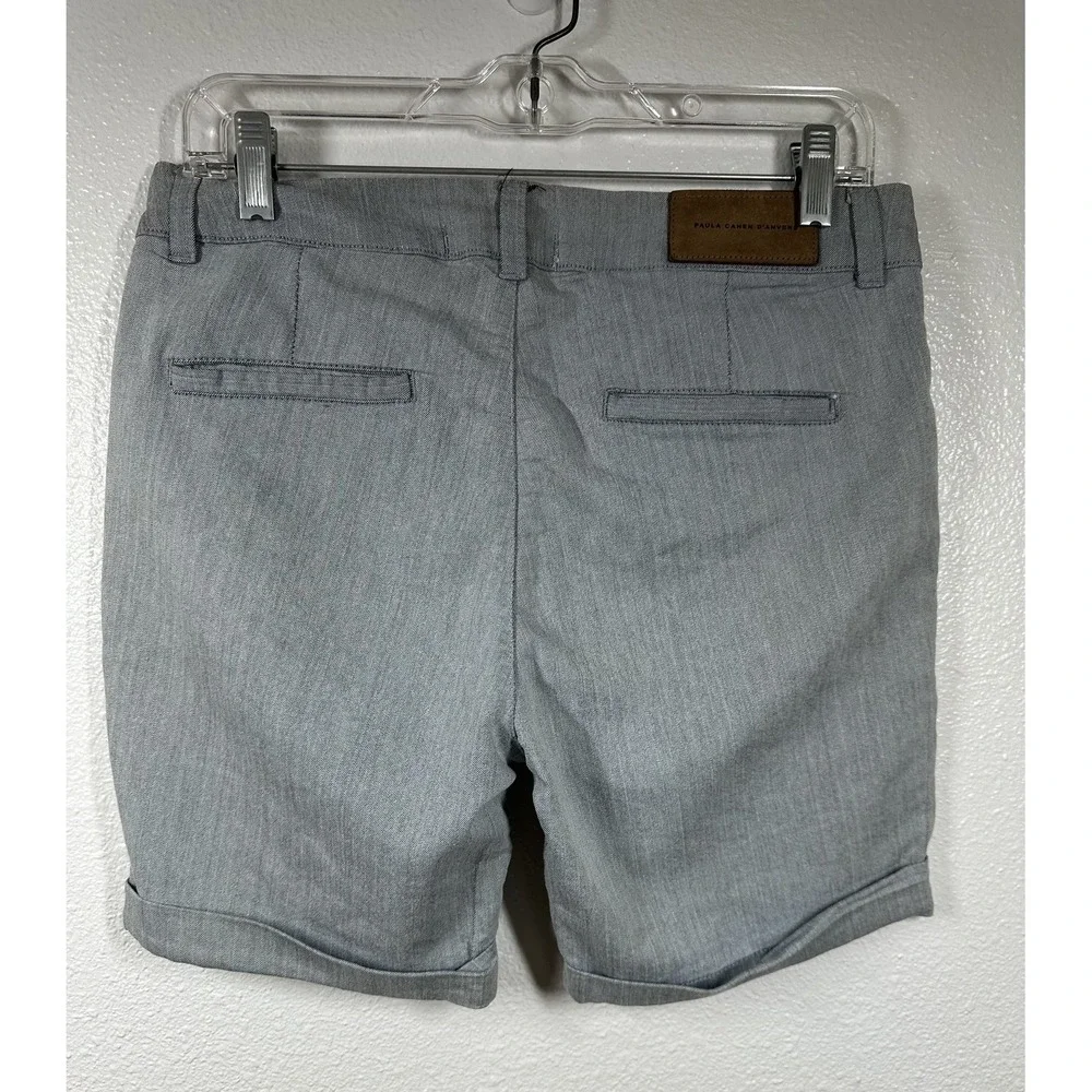 Paula Cahen D'Anvers Shorts Womens XS‎ Dressy Tailored Cuffed Summer Casual